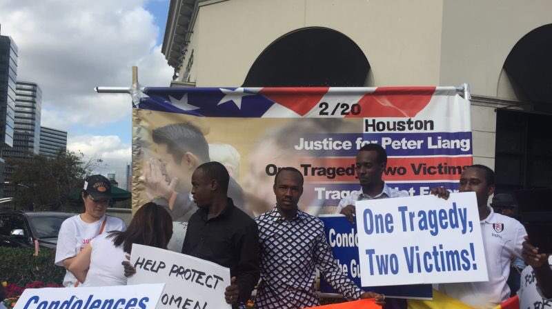 jennyhuatx's tweet photo. Houston #Justice4Liang #Rally220   salute to all my buddy volunteers ! https://t.co/hEJVsqL8bi