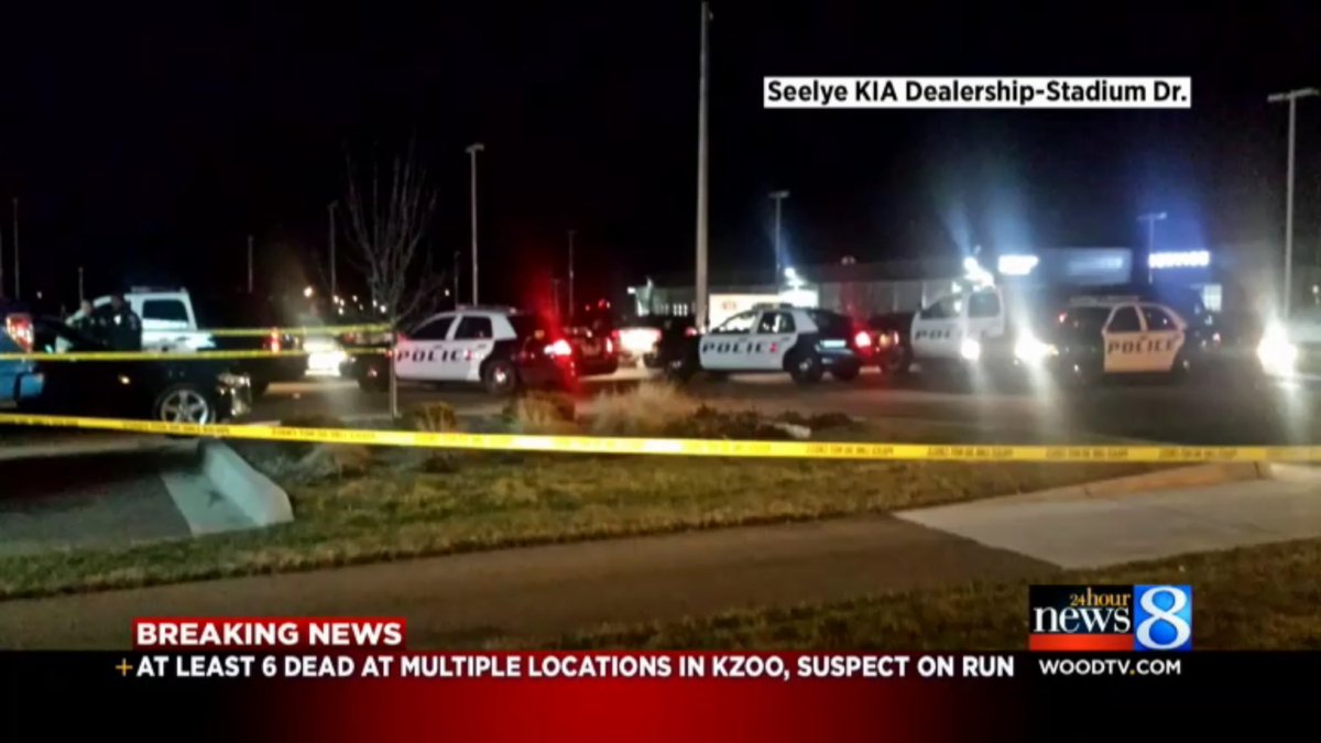 Kalamazoo shooting - 6 dead - shooter at large