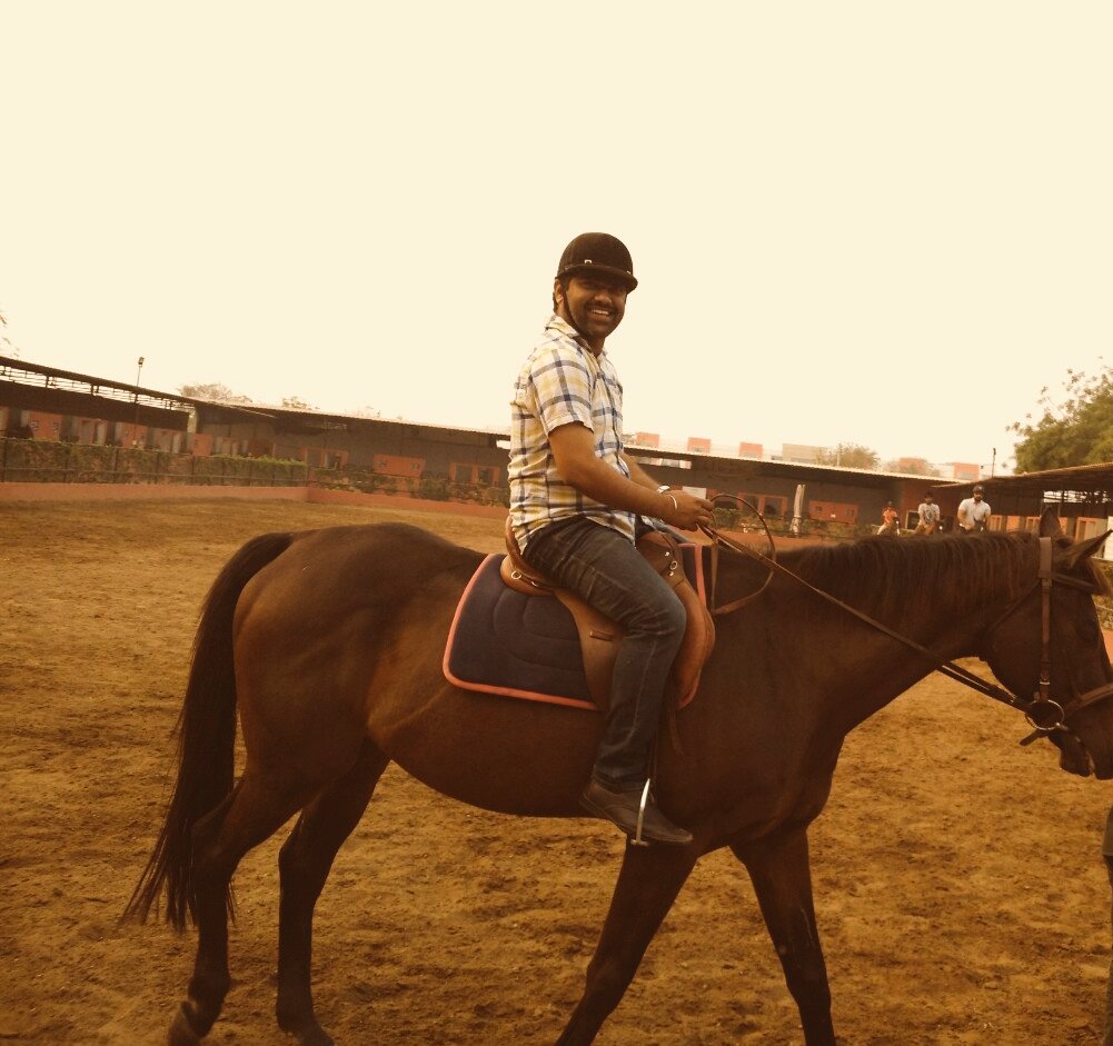 hrsaikumar's tweet image. Horse riding in Hyd.awesome experience....