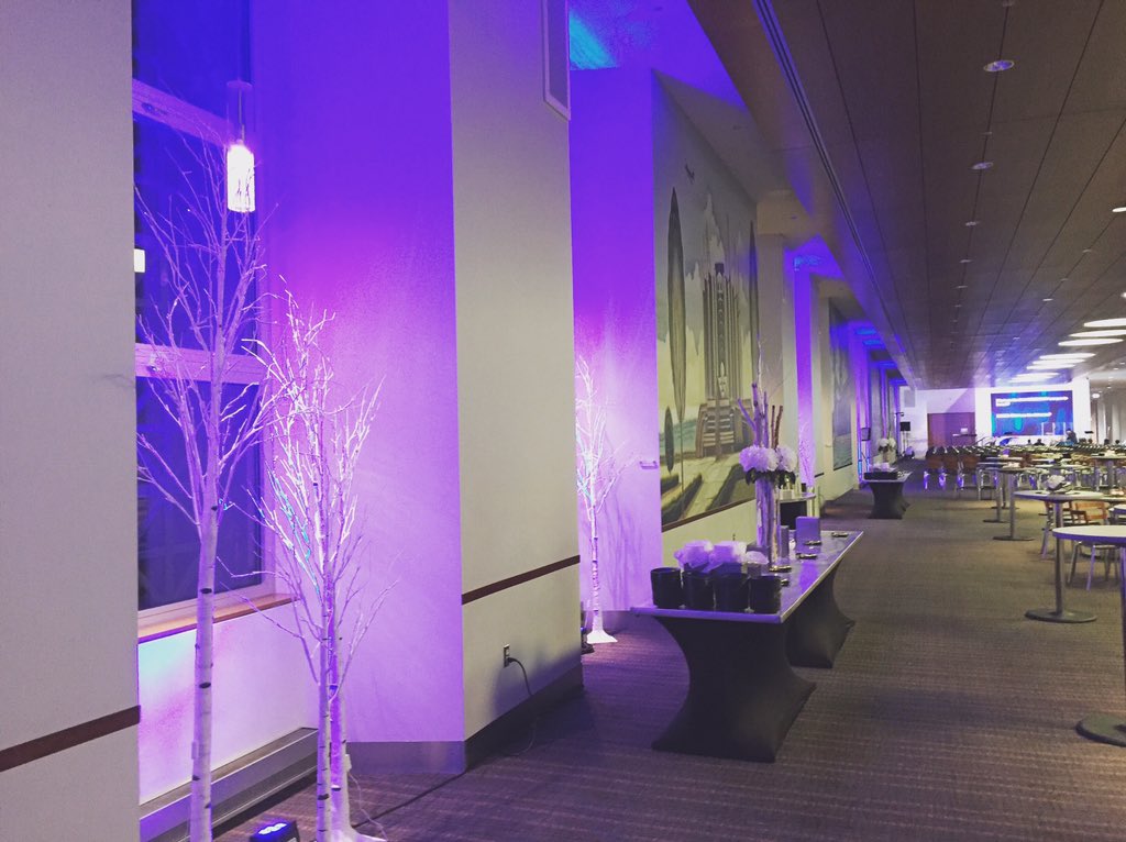 GoForthProd's tweet photo. Happy to provide lighting for COMMUNITY's One Initiative event at Soldier Field! #OneInitiative  #BlizzardLighting https://t.co/5U84ocOjel