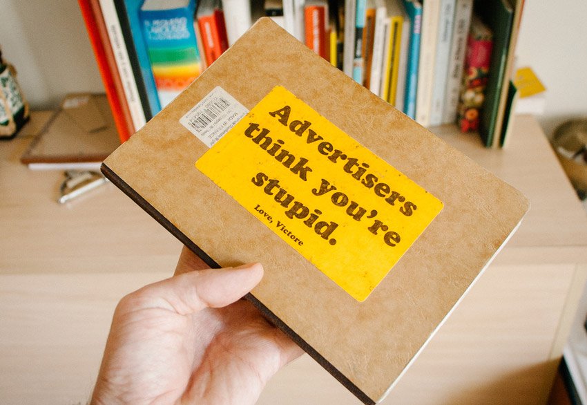 arpon's tweet photo. Just found this old notebook with this kick-in-the-ass @JamesVictore's statement. Still fully current today #offfbcn https://t.co/XI0eW3dJvK