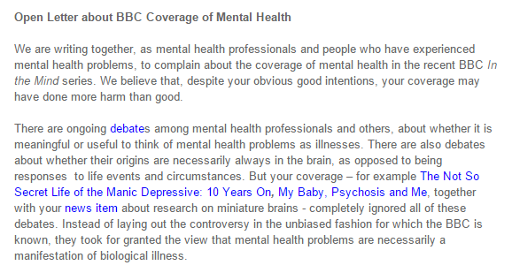 AnneCooke14's tweet photo. #Openletter to the #BBC about #InTheMind.
If you'd like to sign or comment: https://t.co/tcm5HSgCeW … https://t.co/OBosJTtXGz