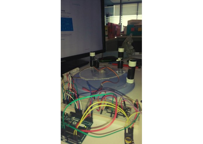 InMobiTech's tweet photo. Team Beta made a household appliance to manage daily medicinal requirements in homes of retired people. #InMobiHack https://t.co/p7RKnYP1EE