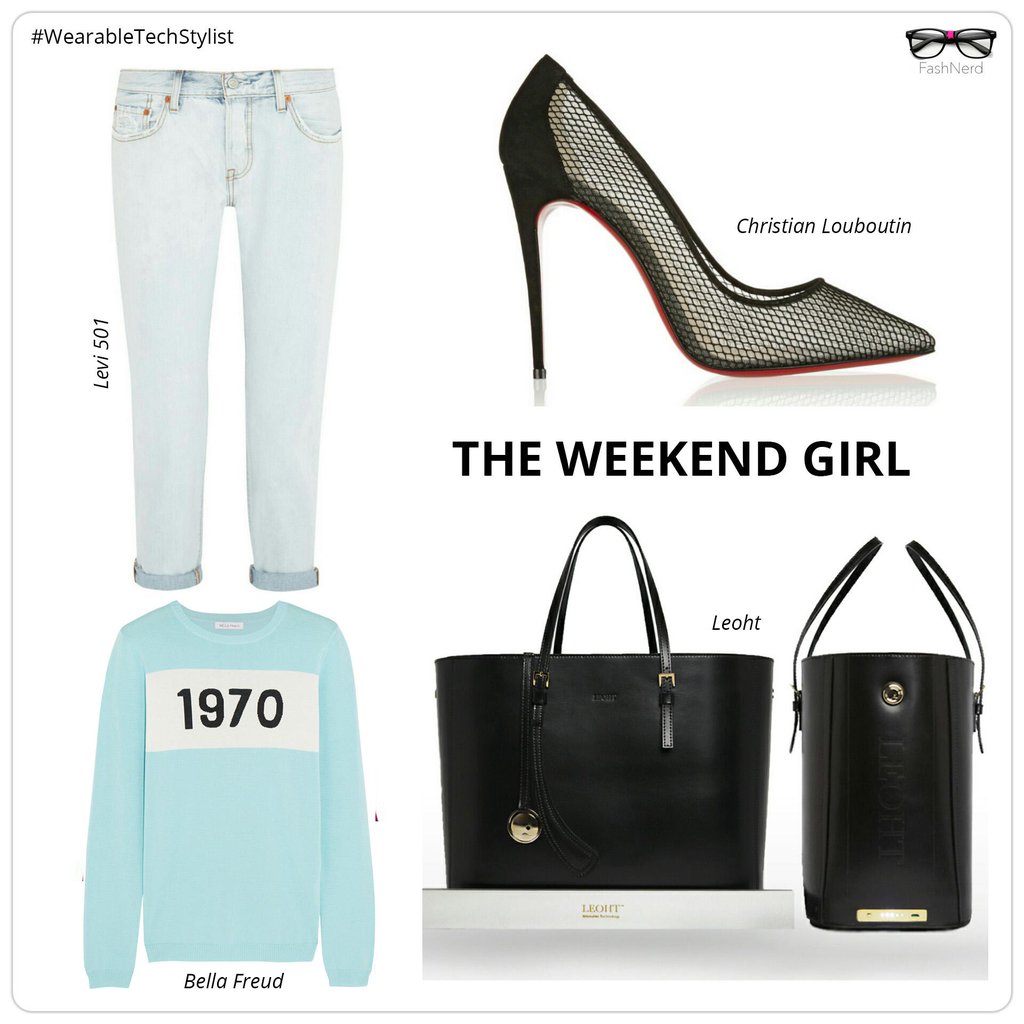 FashNerd's tweet photo. FashNerd | https://t.co/rqPIjnKElo: The FashionTech Weekend Girl #WearableTechStylist #Wearables https://t.co/gyhV8WTUU6