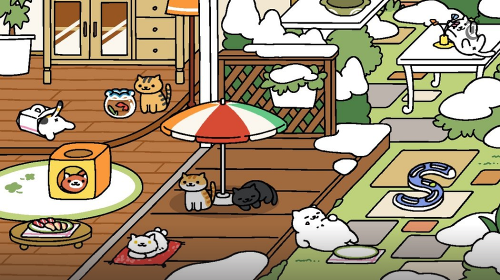 nytimes's tweet photo. He's "obsessed" with Neko Atsume: Kitty Collector, a cellphone game about collecting cats https://t.co/Dl30e9mG2C https://t.co/t3KWIIL0lS