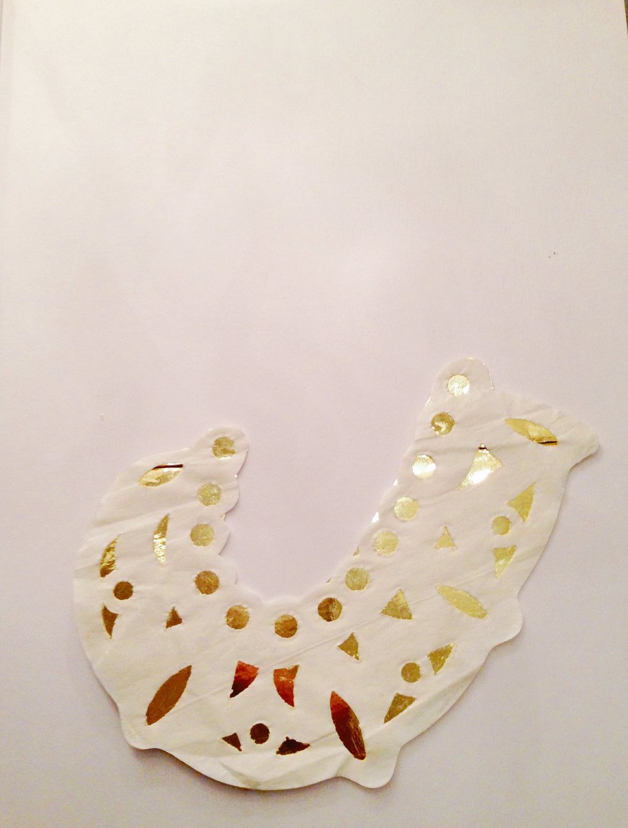 sistervalentine's tweet photo. losing your pencil means paper collage. of sorts. #fancycollar #paper #collage #handmade https://t.co/hlIombZG8s