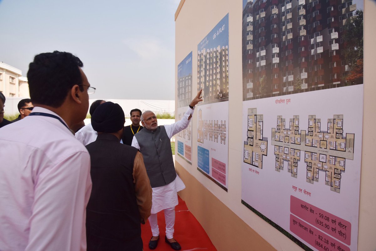 Image result for Will complete the dream of 'Housing for all': Modi