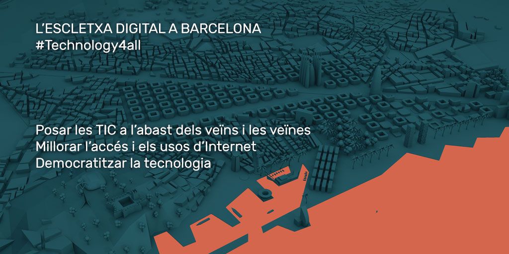bcn_ajuntament's tweet image. Volem una ciutat sense #escletxadigital! La tecnologia, a l&apos;abast de tots: ow.ly/YvUk4 #technology4all