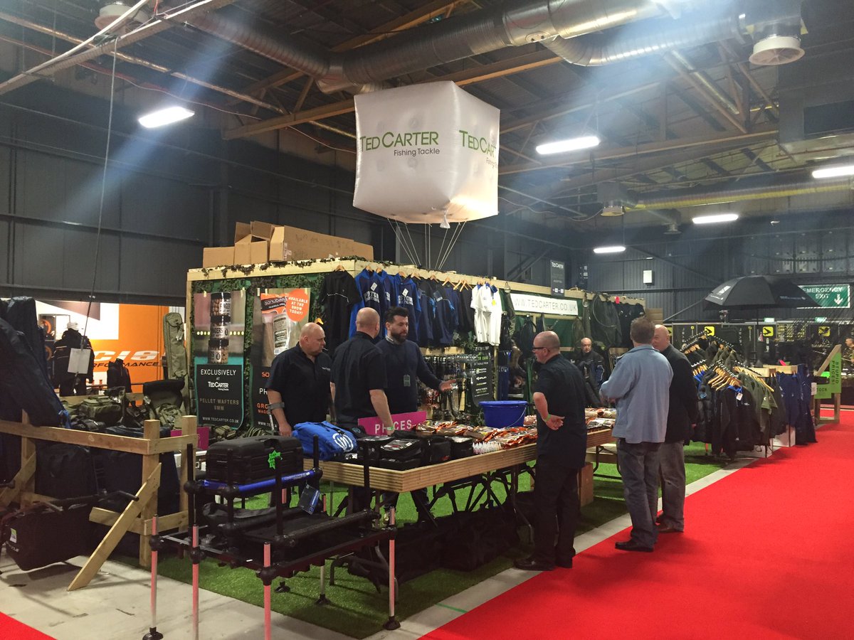 tedcarters's tweet photo. Northern Angling show day two! We're ready for you! @NAnglingShow #NAS4 https://t.co/gq3QMcHTI8