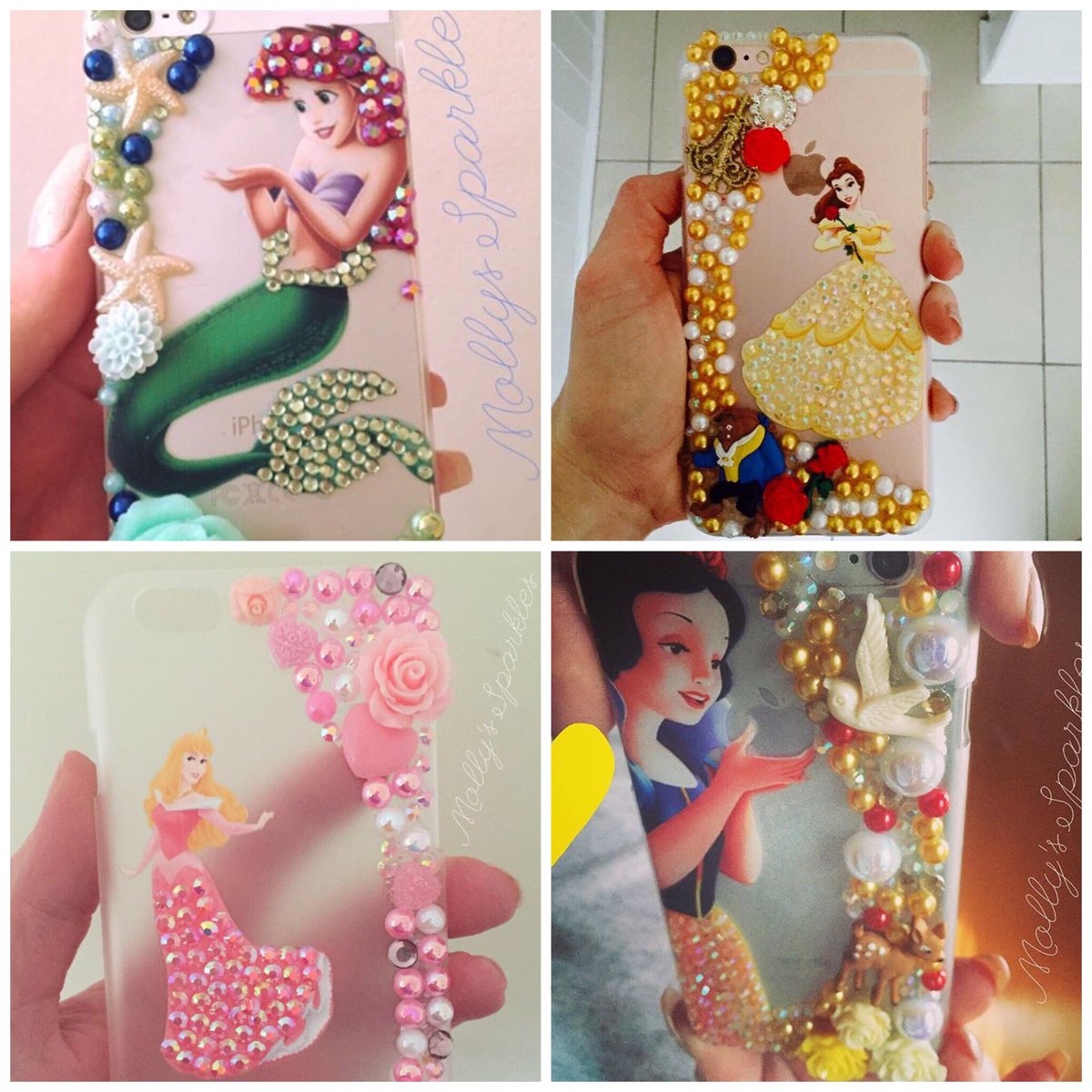 molly_sparkle's tweet photo. 🌟💗👑 #BOGOF on our disney princess cases! Just £15 including postage!! 👑💗🌟 https://t.co/3ysCqqElxd