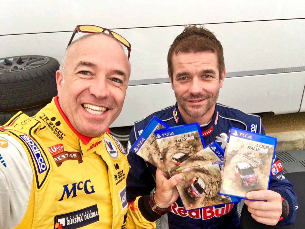 TomCoronel's tweet photo. You want to win🏆 Sébastien Loeb Rally Evo game? And signed by champ himself? 5 pieces Sony PlayStationPS4 RETWEET😜 https://t.co/TvGWF1spbs