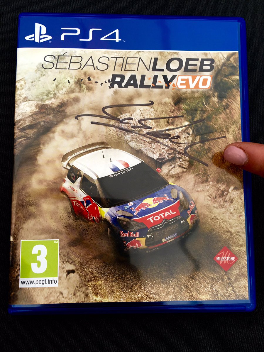 TomCoronel's tweet photo. You want to win🏆 Sébastien Loeb Rally Evo game? And signed by champ himself? 5 pieces Sony PlayStationPS4 RETWEET😜 https://t.co/TvGWF1spbs