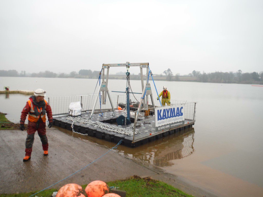 Murlac #pontoons used by KAYMAC this week.