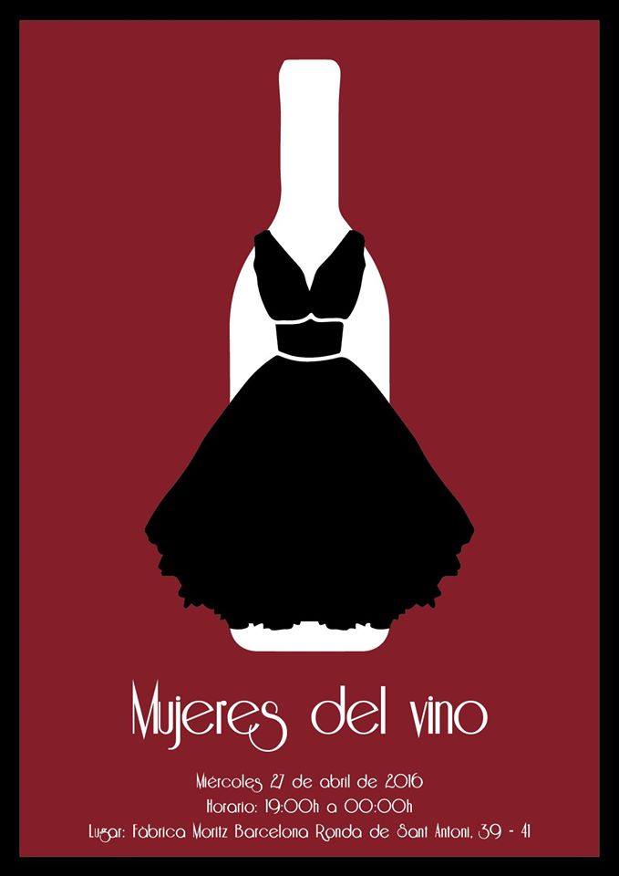 Trabajando para #Mujeresdelvino nuevo diseño del cartel del evento facebook.com/events/8049406… #winelovers #vino #mujer