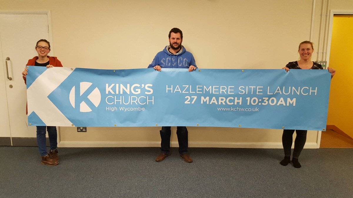 Look what's arrived! 35 days to go – the countdown begins. #Hazlemeresite #onechurch #KCHW