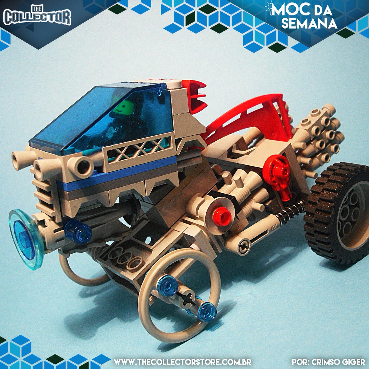 E a Criação LEGO da semana é de Crimso Giger!
LEGO é na The Collector, clique aqui e compre: bit.ly/1yTtfUm