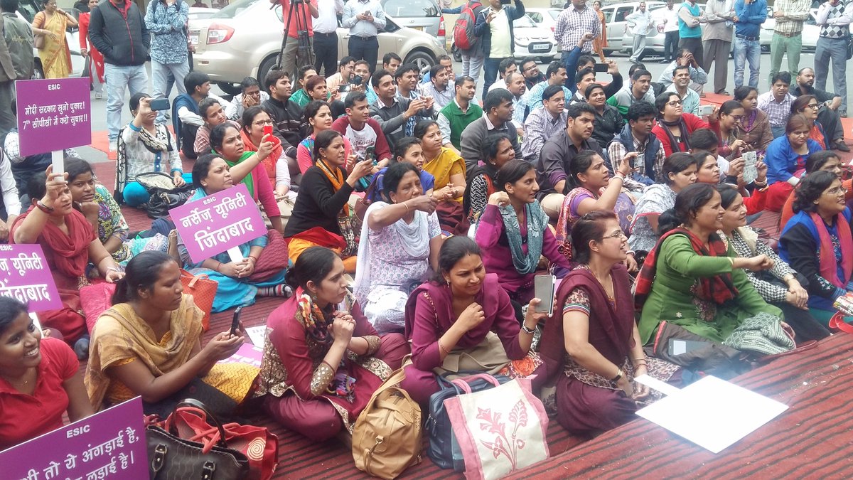All India Nurses Fed tweet media