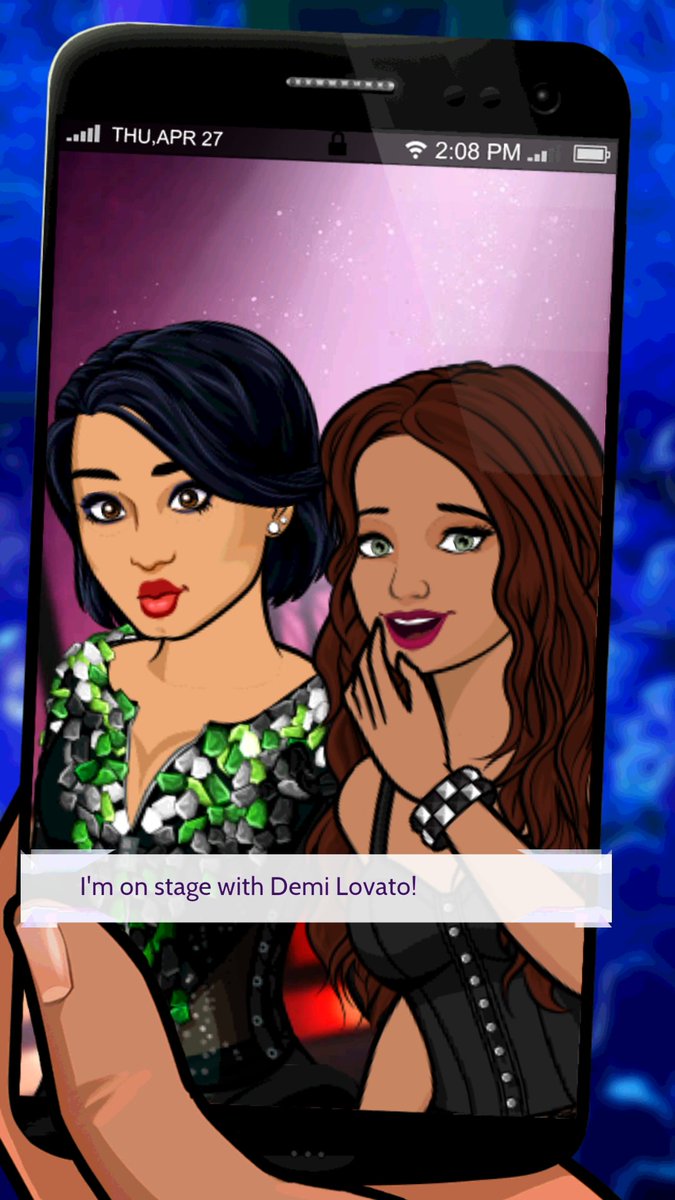 Luise_SD's tweet photo. I got a photo on stage with Demi Lovato! #episode #demipathtofame https://t.co/DwNuAPOo7j https://t.co/q7ZCMbdAzZ