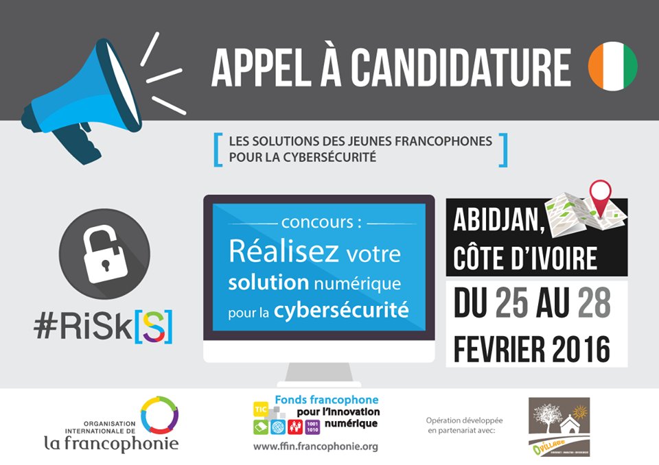 C'est aujourd'hui la date limite d'inscription pour le #Hackathon sur la  #Cybersecurité à #Abidjan #RiksSolutions