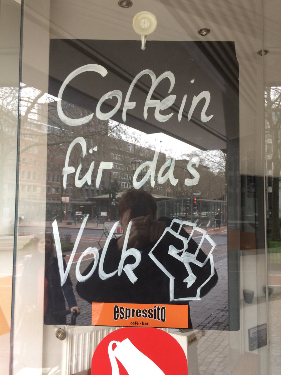 TheAnoRev's tweet photo. Proletarian coffeehouse, Cologne, Germany https://t.co/s7uOvYA61S