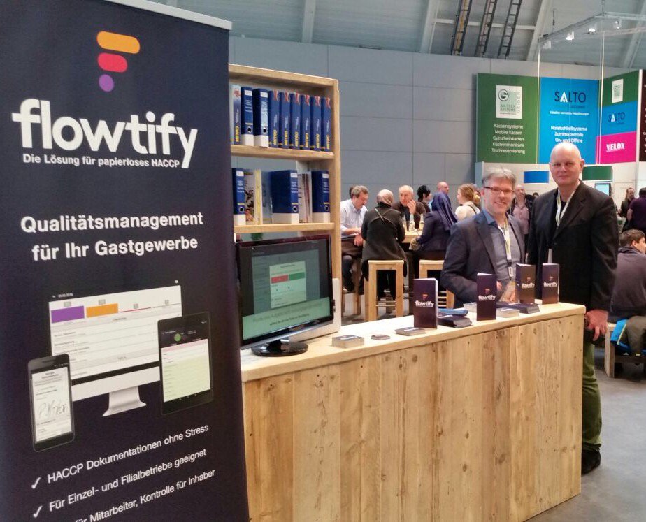 Flowtify's tweet photo. Besuch am #Flowtify Stand 5A56-1... Übrigens, großen Dank an die nette Messe-Kooperation! #TSMetro https://t.co/T7DmXDiOoG