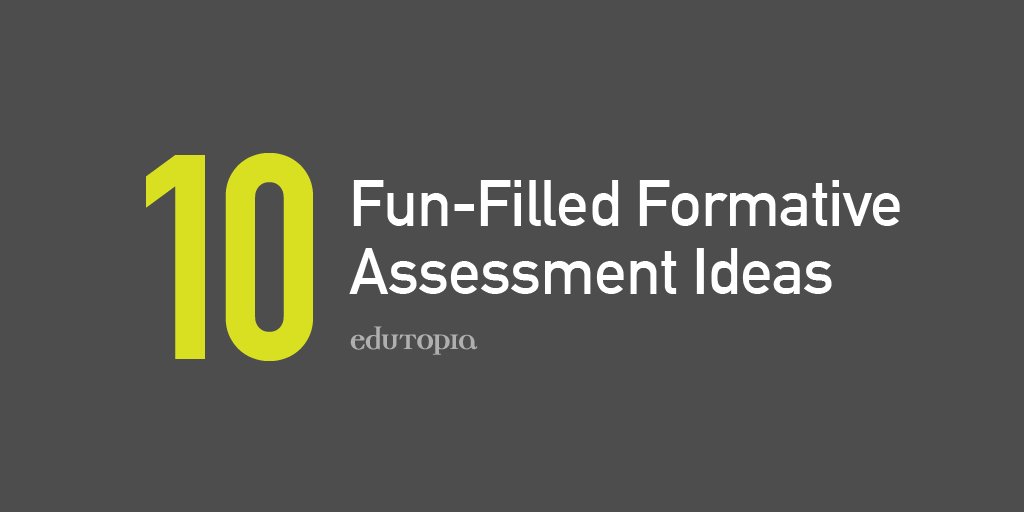 edutopia's tweet photo. Believe it or not, #assessment doesn't have to be painful: https://t.co/DXUcfoepqV. #k12 https://t.co/xoo8QxH278