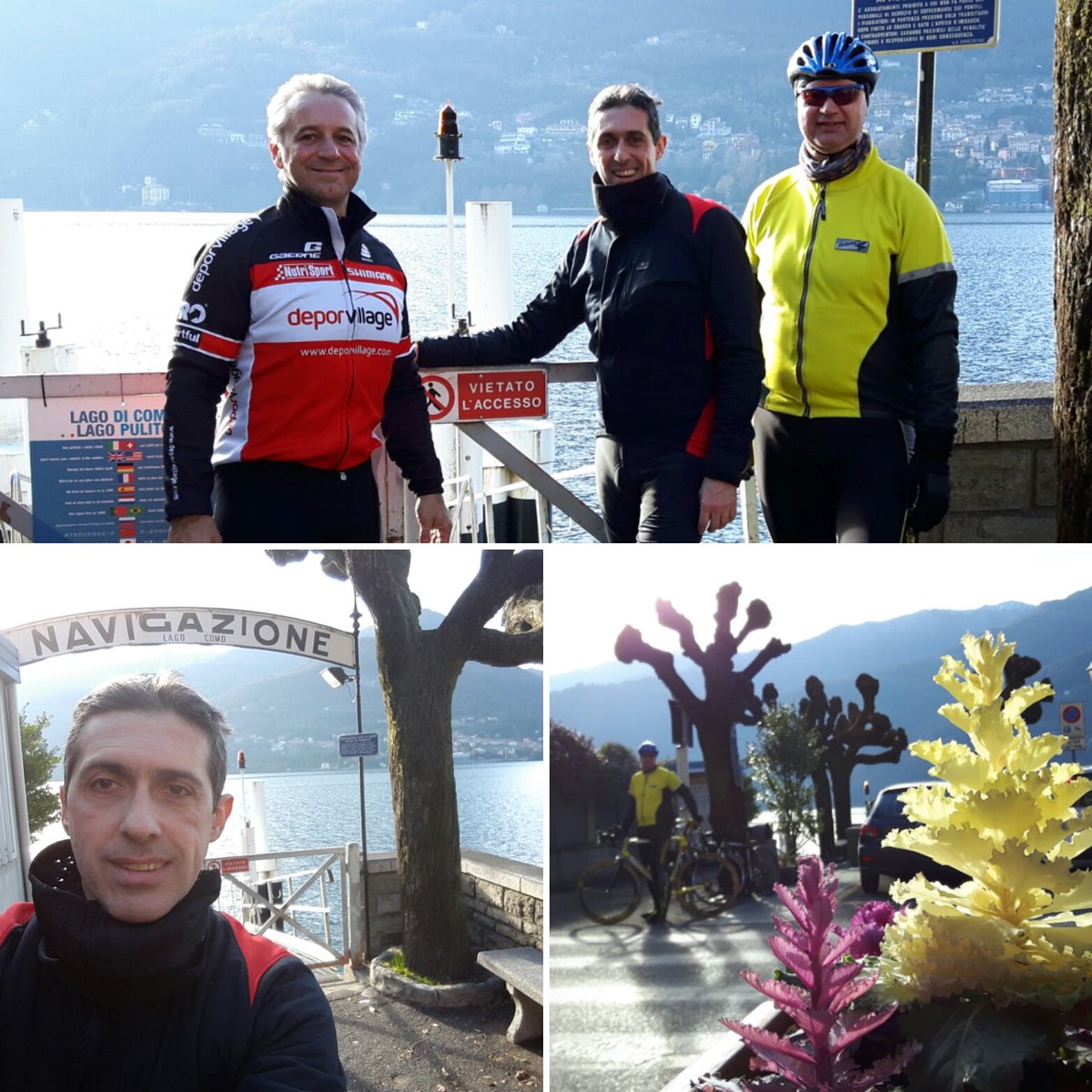 FabioSaronno's tweet photo. Giornata primaverile sul #LagodiComo con Mauro e Gianfranco in #bdc  @senzabici @BiciLive https://t.co/UJhe4OPTLT