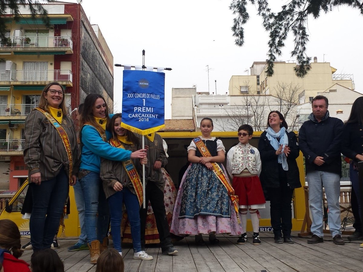 CarcaixentNews's tweet image. Primer premio a la mejor Paella falla Avinguda Joan XXIII !!!!!