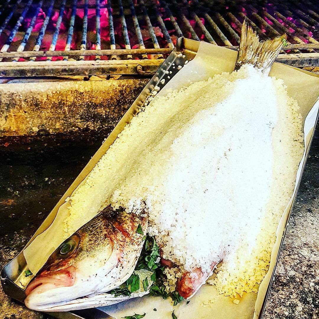 JohanCuypers_4's tweet image. #seabass in #saltcrust on the @JosperGrill #food4inspiration