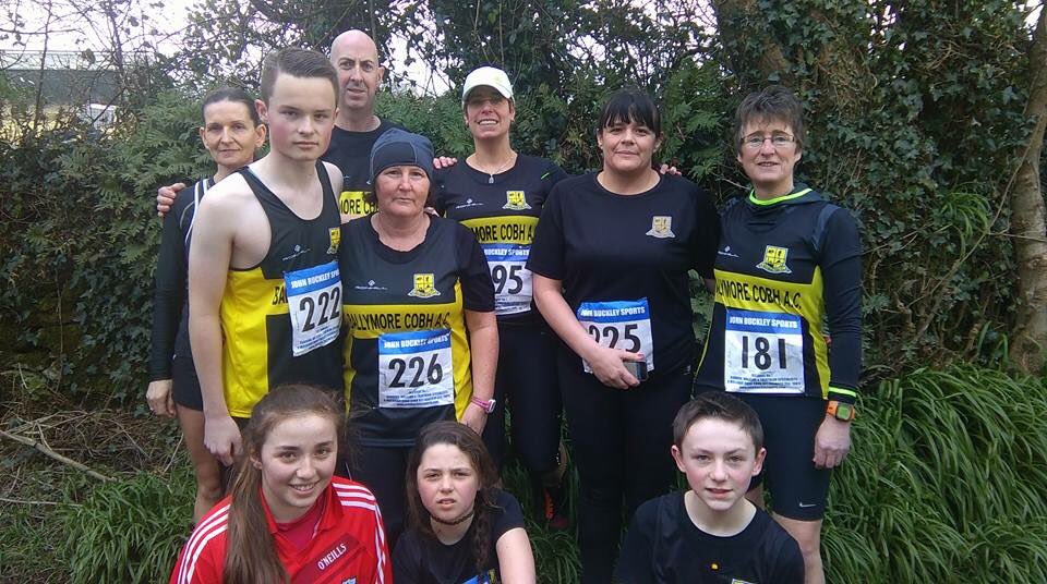 Some of our junior and senior members who took part in this mornings fourth leg of the Cloyne Commons 4K series.