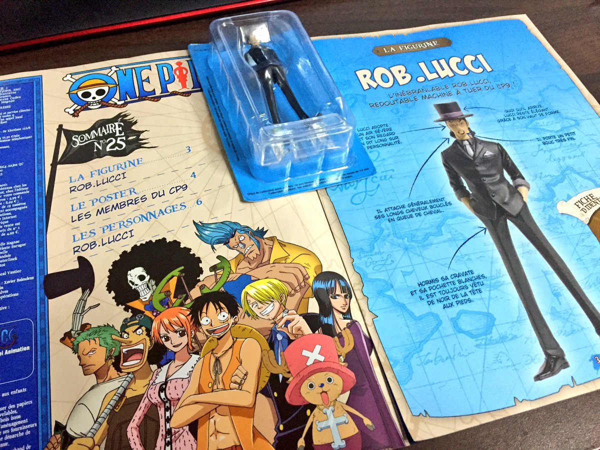 コヤッキー 11月13日 土 コヤフェス開催 フランスに行ってるラギちゃんから素敵な贈り物あったー フランス 限定の アシェット というワンピースフィギュアシリーズ 毎月ディアゴスティーニのように新作の冊子にフィギュアがついてきます お手紙も