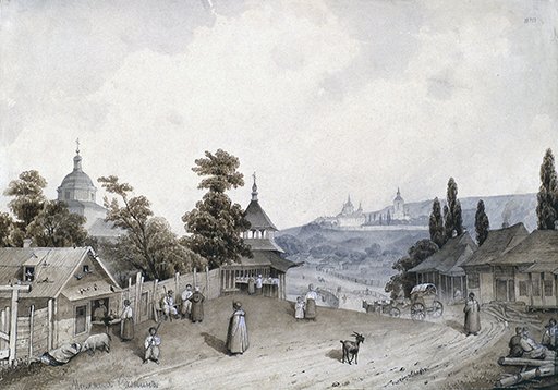 ShevchenkoMusej's tweet image. Шляхами Тараса Шевченка. Київ середини ХІХ століття в малюнках приятеля поета – Михайла Сажина. Фонди НМТШ