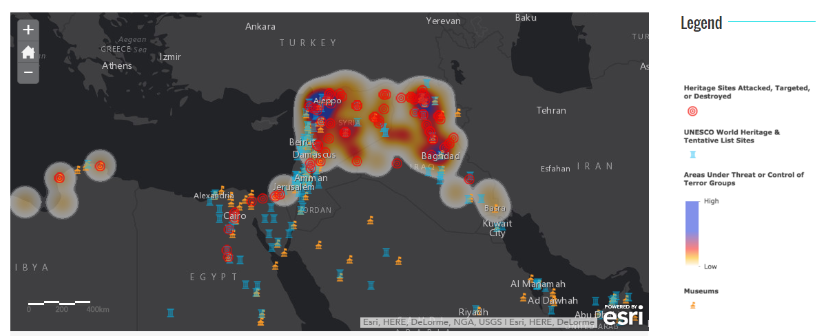 europapress's tweet photo. #Mapa interactivo | El patrimonio mundial, en peligro por el terrorismo y las guerras  https://t.co/Y9riZv3HyL https://t.co/NjJmVGsQUQ