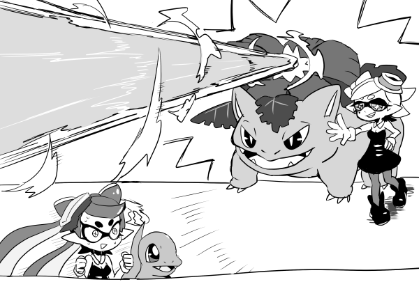 フェスお疲れ様でしたー!!!
#スプラトゥーン版お絵描き60分一本勝負 