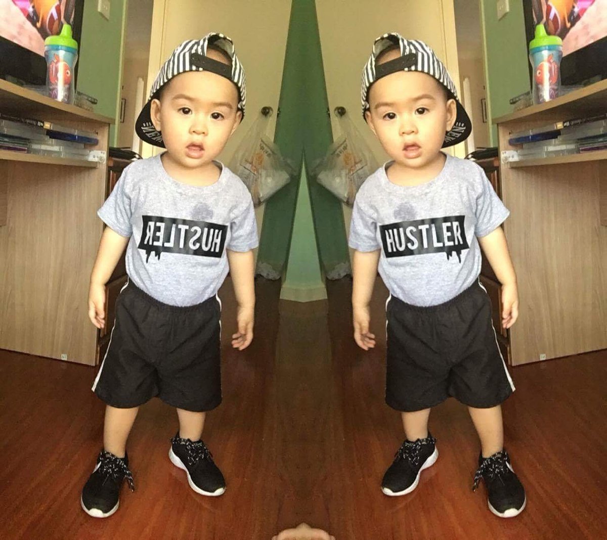 PLampar's tweet photo. Look at this handsome boy! Missing him like crazy... #myboy #babyromeo #hustlerkid https://t.co/20oFXq54jV