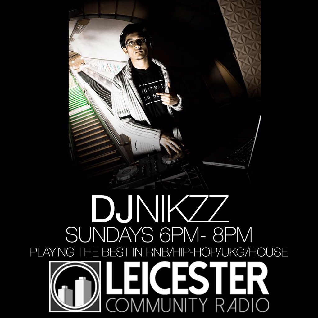 DjNikzz's tweet photo. Catch Me On #LCR Tonight From 6pm! 🔊🎶📻
#LeicesterCommunityRadio #DJNikzz @Le2Ghettofm https://t.co/dJYY6OUmrs