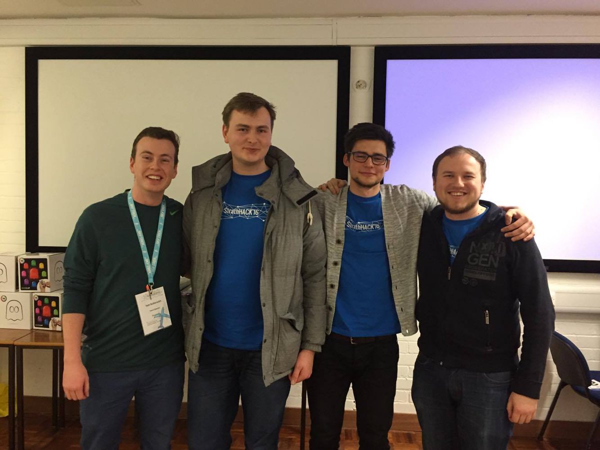 MLHacks's tweet photo. Team newFolder has won the @Skyscanner challenge for the most complete project at #StrathHack16. You did great! https://t.co/Uwgo658w8j