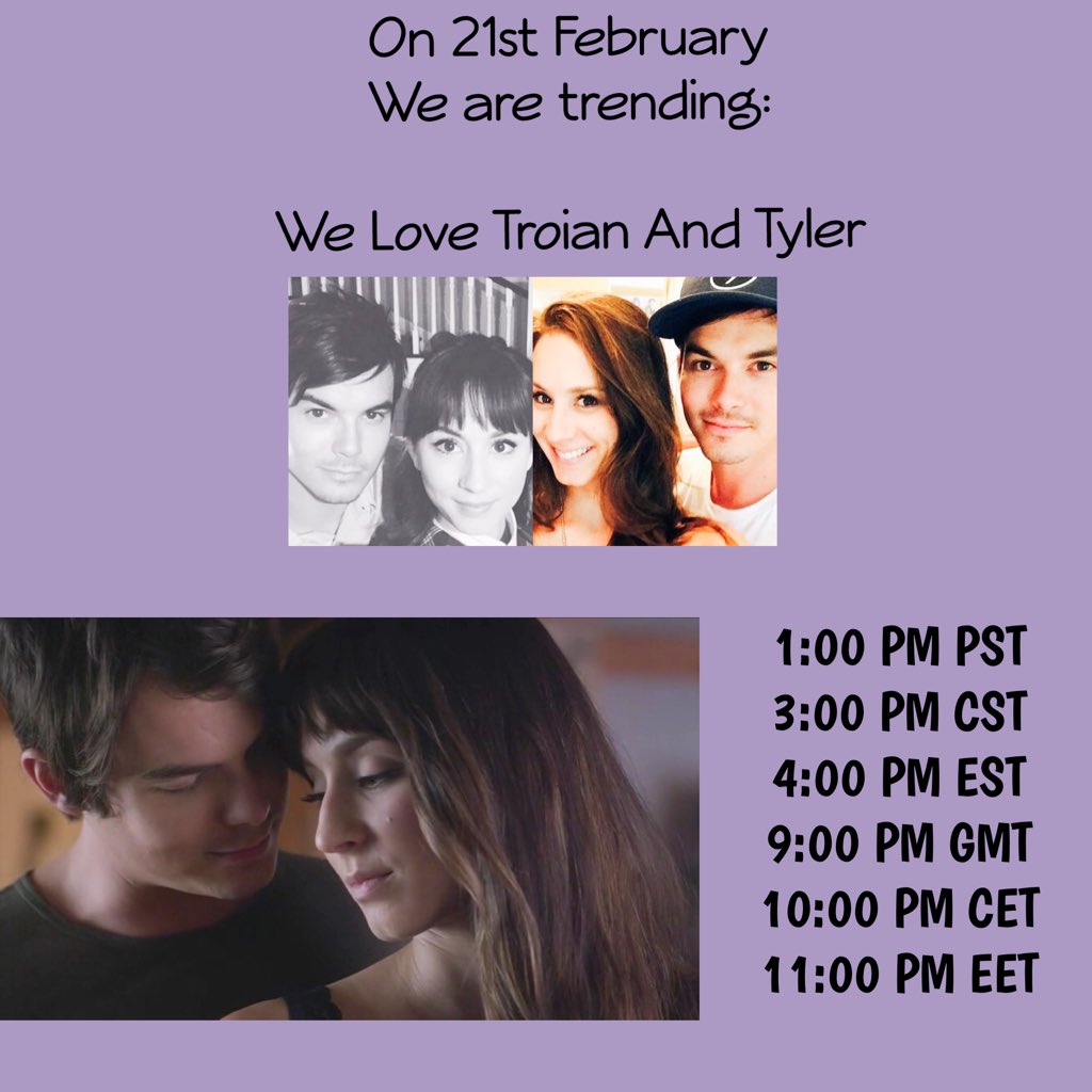 beautifulhell_'s tweet image. Today, guys! Don't forget We Love Troian and Tyler
#Spaleb #TeamSpaleb #SpalebArmy #PLL