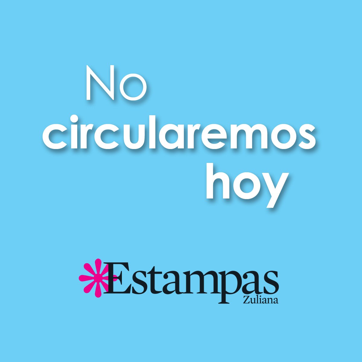 La escasez de papel e insumos nos obliga a retirarnos de manera tangible. Pero eso sí, por poco tiempo.