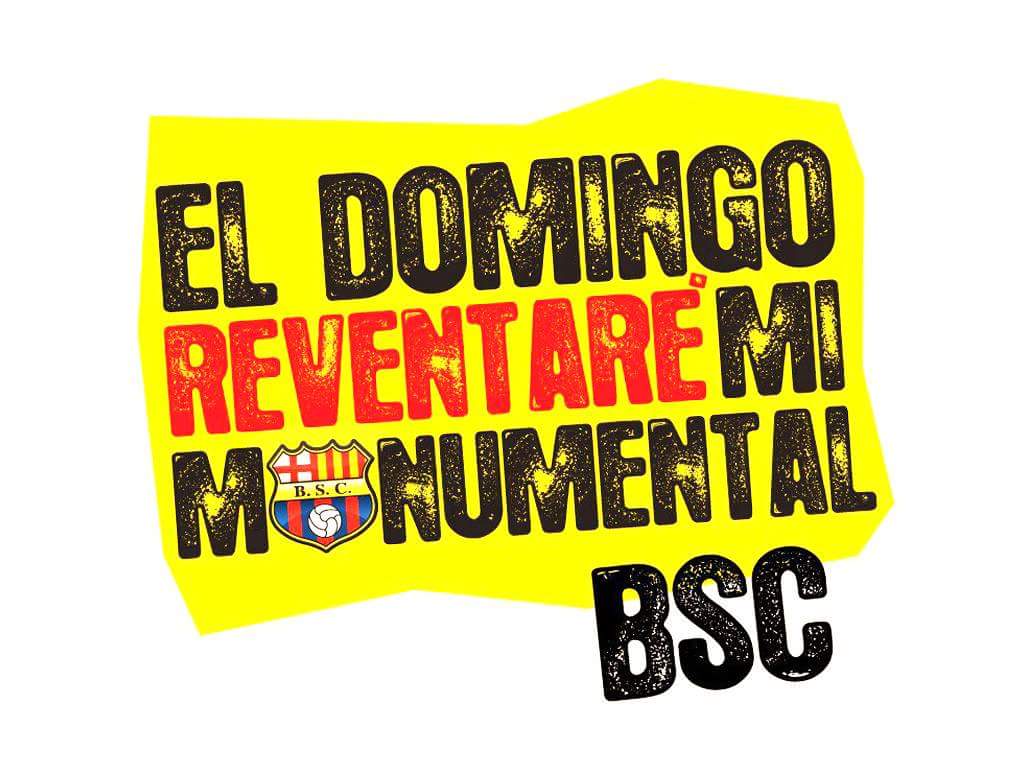 AngelEncalada's tweet photo. RT. Hoy todos al monumental a apoyar al Ídolo Barcelona!
#PollosalabrasaBarcelona https://t.co/Mcgmtm6dTd