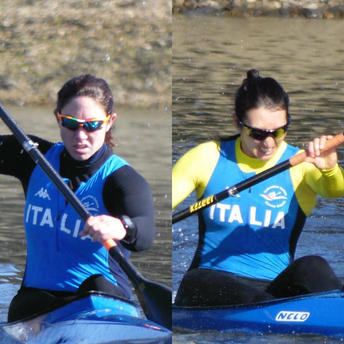 federcanoa's tweet photo. Sofi e Cri in azione alla #nelowinterchallenge in #Portogallo! #ItaliaTeam #kappa https://t.co/2YJYj4G5cX