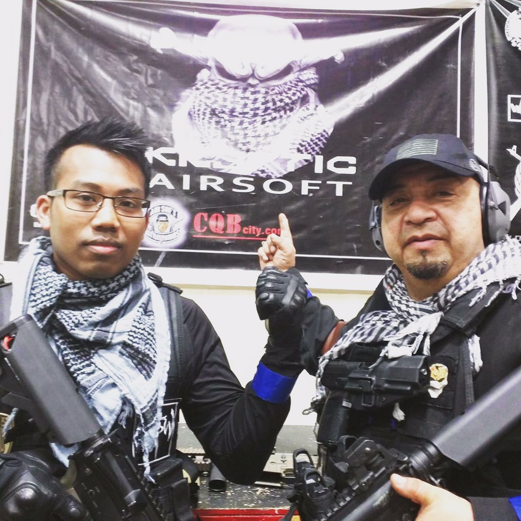 VourDe's tweet photo. Phanna &amp; UnDeadly01 Wreckin and Welts , #krypticairsoft #airsoft #kwa  #cqbcity #cqbglobal https://t.co/zZtxAWFusT