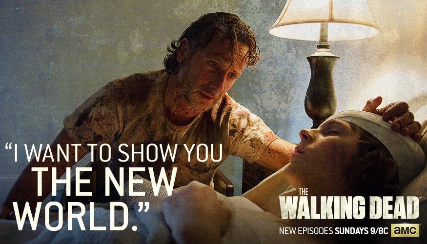FearTWD's tweet photo. A new world. A new #TWD. Tonight at 9|8c. https://t.co/rgV7ryQN8w