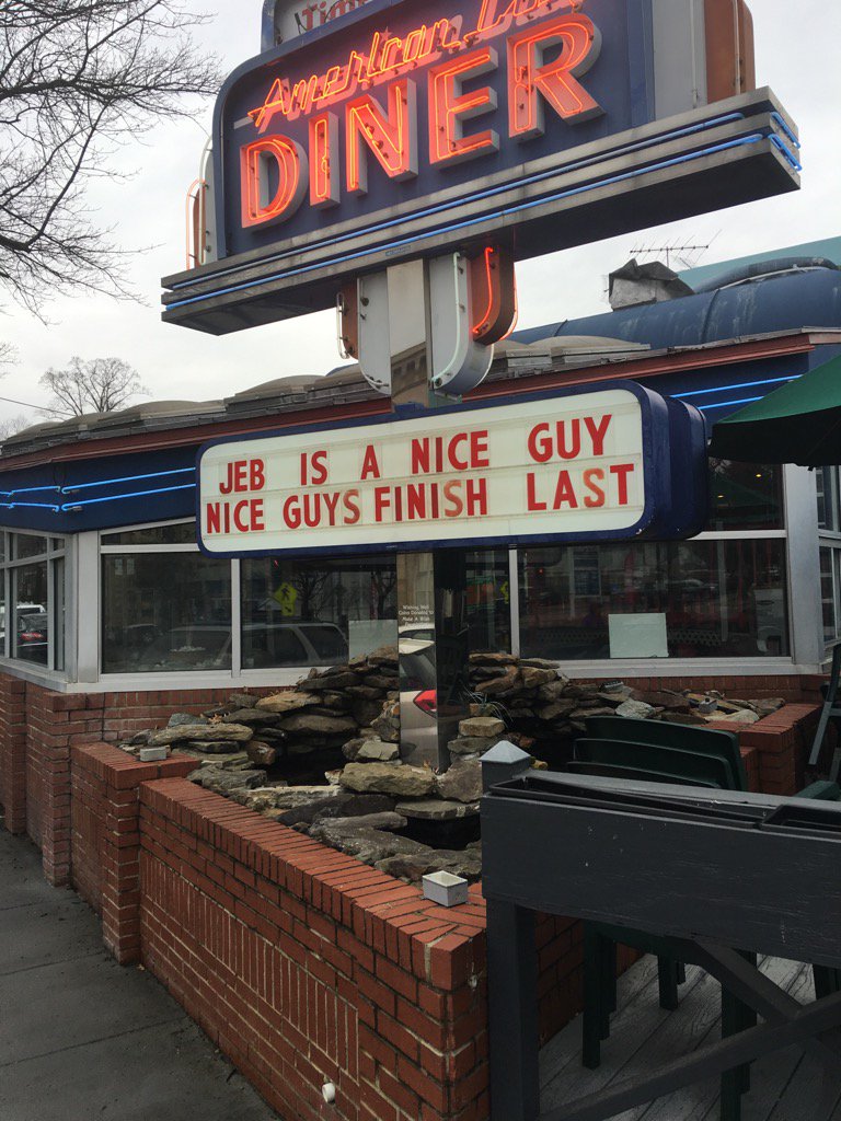 Diner in South Carolina mocks Jeb Bush