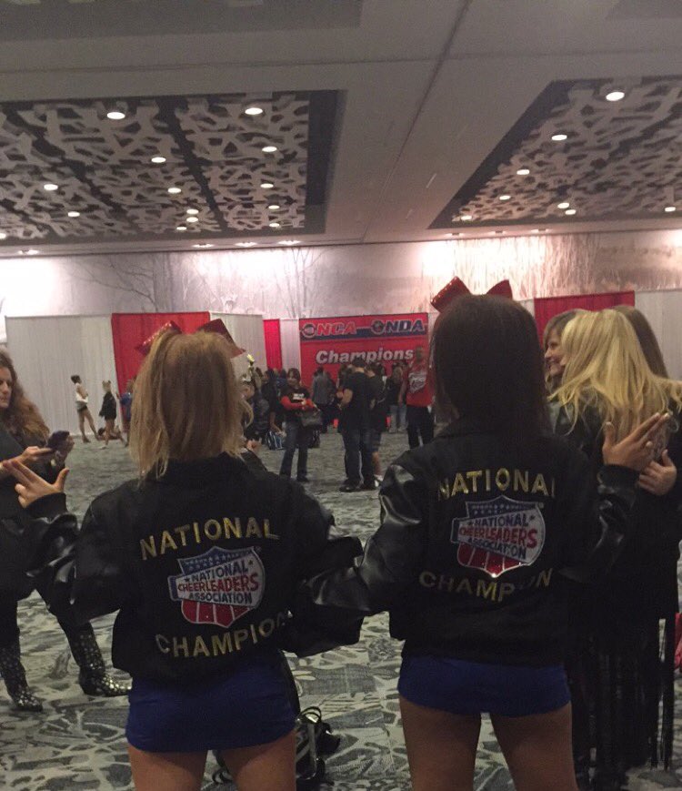 sydneyymunizz's tweet photo. NCA champs and it feels so good❤️😍 #NCAnationals #TheWorkIsWorthIt https://t.co/0TIO4Gv5kj