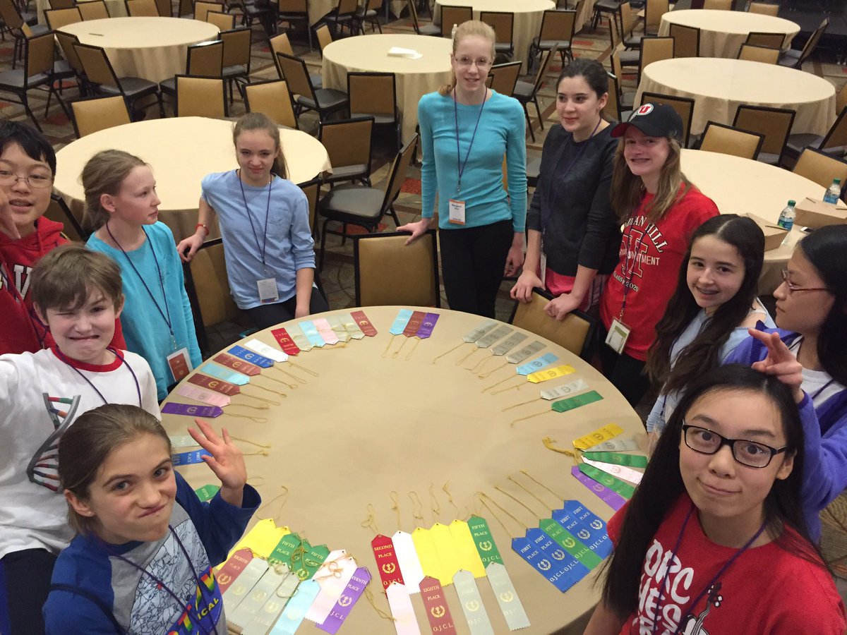 DrKimGiven's tweet photo. IH Middle Rocks Latin Convention #OJCL @IHMiddle https://t.co/fXTQG3UYP3