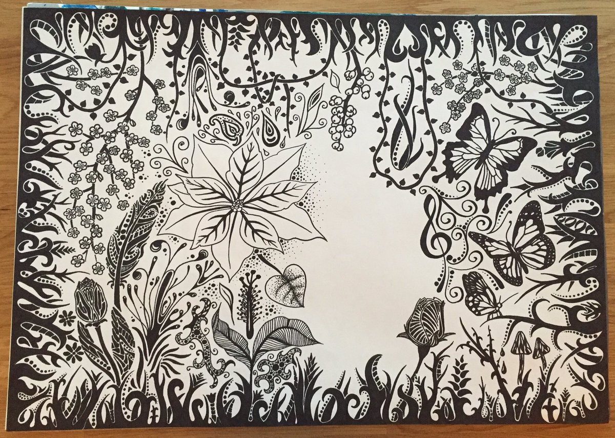 JennMKing's tweet image. Getting close. #Sunday #doodleproject #sharpies