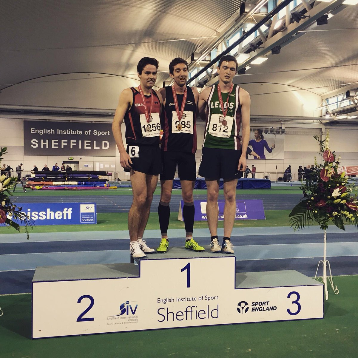 BUCSsport's tweet photo. ATHLETICS: Gold for Jonathan Cook of @TeamNorthumbria @TNAthletics in men's 1500m in time of 3.59.47 #BUCSnationals https://t.co/b1k8cEATW0
