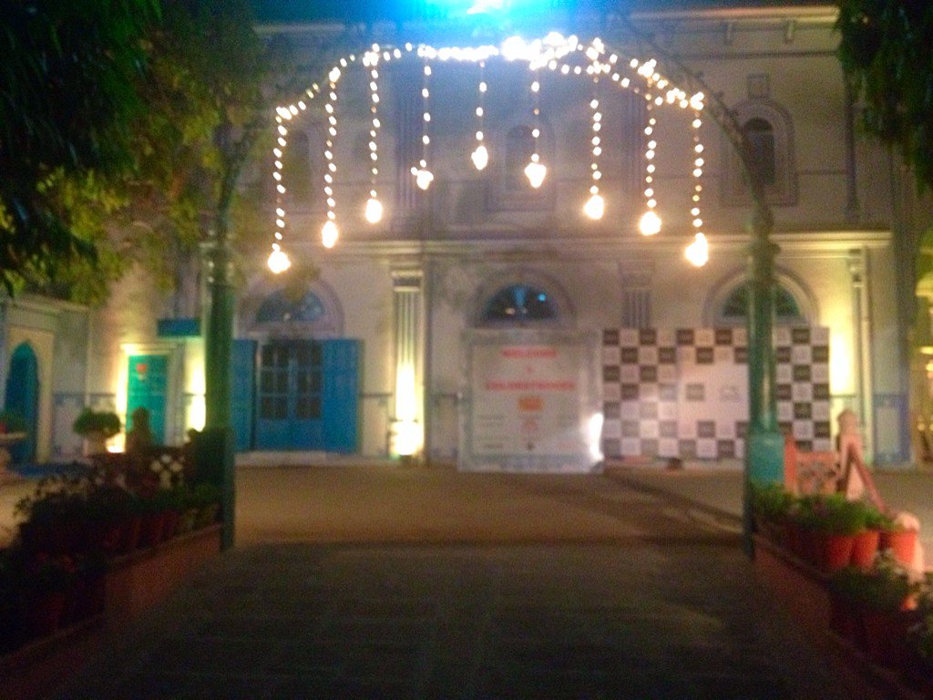 pratishthakhan's tweet photo. Night scenes at #Colorstrokes at @DiggiPalace @WeAreRajasthan #Jaipur https://t.co/7vU9CU8zjq