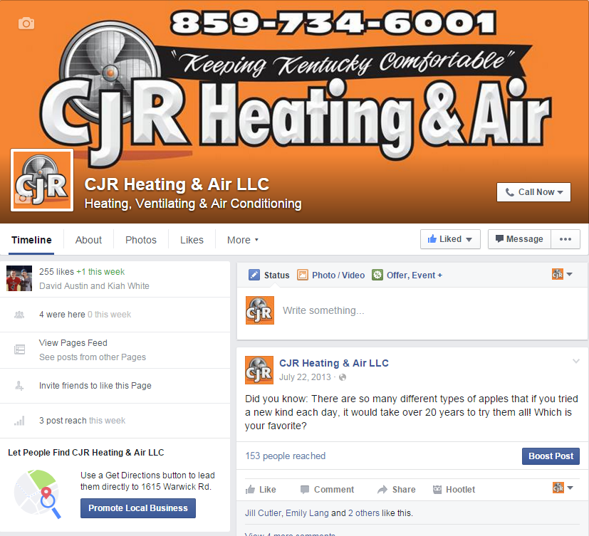 coldapachetech's tweet image. Check out our recent Facebook page design for this #HVAC company. #business #facebook #design
